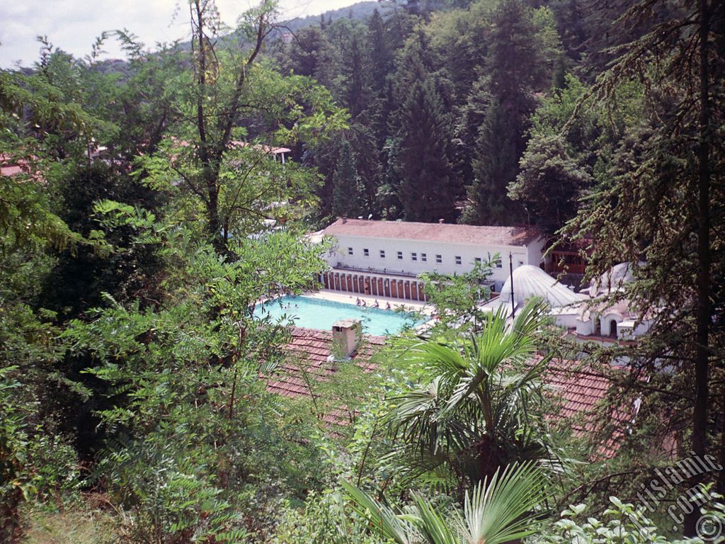 View of Termal-Gokcedere Village in Yalova city of Turkey.
